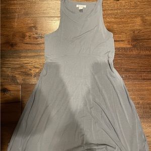 Athleta Santorini Thera Dress Grey/Blue